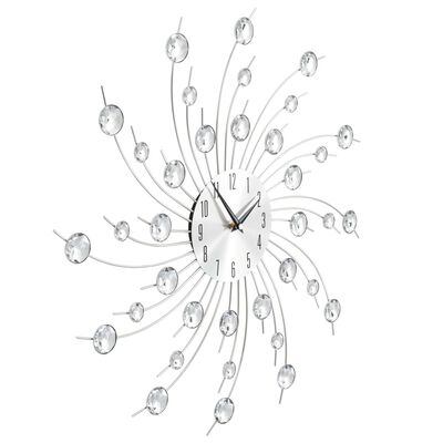 vidaXL Nástenné hodiny s pohonom Quartz moderný dizajn 50 cm