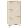 vidaXL Skrinka na topánky HAMAR, medovo hnedá 59,5x35x117 cm, borovica