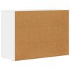 vidaXL Serv&iacute;rovacia skriňa Biela 80,5 x 35 x 59 cm Kompozitn&eacute; drevo