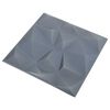 vidaXL N&aacute;stenn&eacute; panely 12 ks 50 x 50 cm Diamond &Scaron;ed&yacute; XPS Pena
