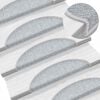 vidaXL 15 ks N&aacute;&scaron;ľapy na schody bledosiv&eacute; 56x17x3 cm