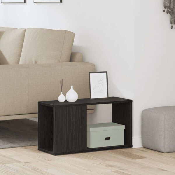 VidaXL TV skrinka dub čierny 60x24x32 cm kompozitn&eacute; drevo