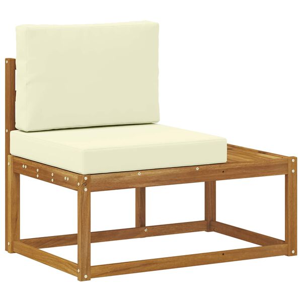 vidaXL Vonkaj&scaron;ia koncov&aacute; pohovka s vank&uacute;&scaron;om Pr&iacute;rodn&aacute; 91 x 63 x 73 cm