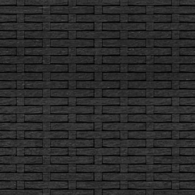 vidaXL Záhradné stredové pohovky s vankúšmi 2 ks čierne polyratan