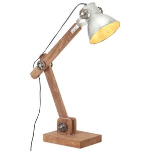 vidaXL Industri&aacute;lna stropov&aacute; lampa strieborn&aacute; okr&uacute;hla 58x18x90 cm E27