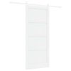 vidaXL Posuvn&eacute; dvere 93 x 211 cm Kompozitn&eacute; drevo Biela