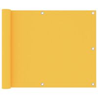 vidaXL Balkónová markíza, žltá 75x300 cm, oxfordská látka