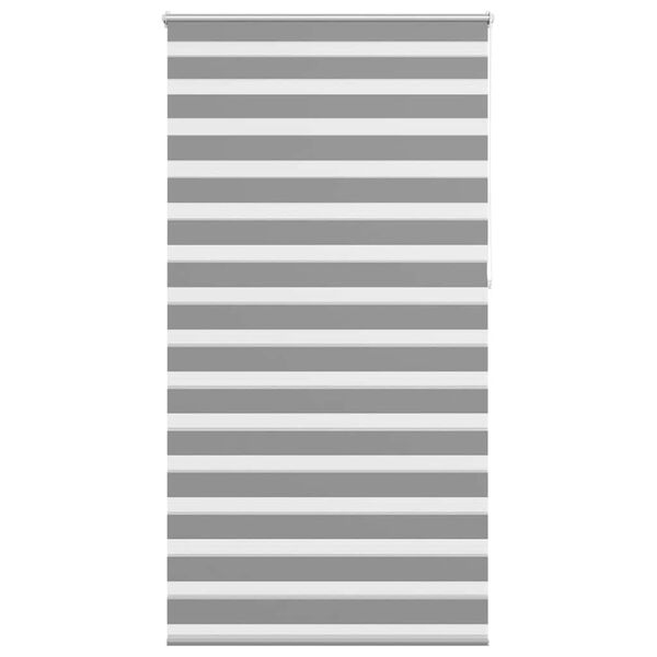Roleta vzor zebra, 120 x 230 cm, sivá