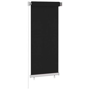 vidaXL Vonkaj&scaron;ia zatemňovacia roleta 65 (&Scaron;) x 140 (V) cm čierna