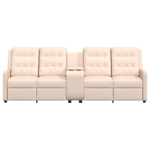 vidaXL 4-miestna skl&aacute;pacia pohovka držiak poh&aacute;rov kr&eacute;mov&aacute; l&aacute;tka