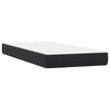 vidaXL Posteľn&yacute; r&aacute;m boxspring s matracom čierny 80x210 cm zamat