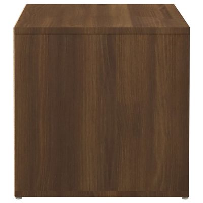 vidaXL Box so zásuvkou, hnedý dub 40,5x40x40 cm, kompozitné drevo