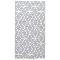 vidaXL Vonkajší koberec sivý 80x150 cm PP