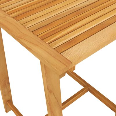 vidaXL Záhradný barový stôl 70x70x104 cm akáciový masív