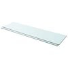 vidaXL Poličky 2 ks panel z priehľadn&eacute;ho skla 110x30 cm