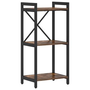 vidaXL Reg&aacute;l na knihy 40 x 30 x 85 cm Kompozitn&eacute; drevo Dymov&aacute; dub