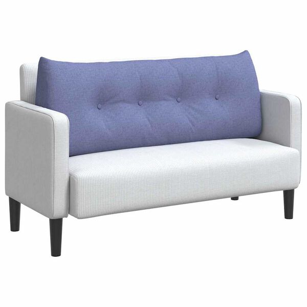 vidaXL Podu&scaron;ka na chrb&aacute;t Modr&aacute; dž&iacute;novina 120 x 24 x 50 cm l&aacute;tka