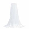 vidaXL Sieť proti kom&aacute;rom na posteľ 3 ks 156 mesh Biela ⌀56 x 220 cm
