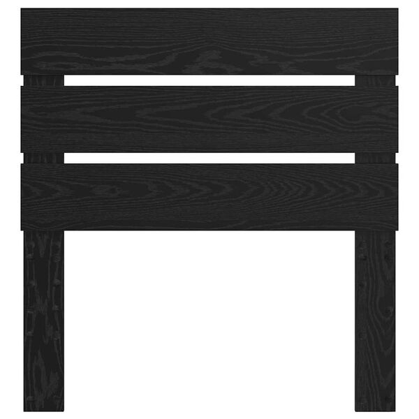 vidaXL Zadn&eacute; čelo s čelnou doskou Čierny dub 75 cm Kompozitn&eacute; drevo