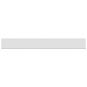 vidaXL Parapetn&eacute; dosky Biela 60 x 10 x 4,5 cm PVC
