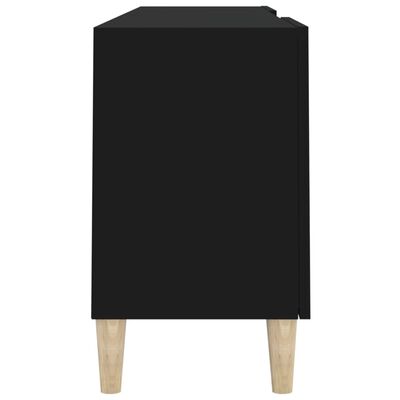 vidaXL TV stolík čierny 150x30x50 cm spracované drevo