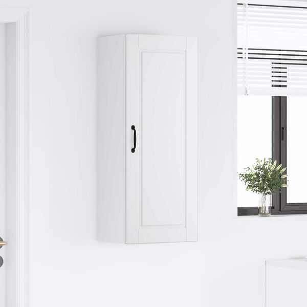 vidaXL Horn&aacute; kuchynsk&aacute; skrinka Biela 40 x 31 x 100 cm Kompozitn&eacute; drevo