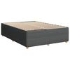 vidaXL Boxspring posteľ s matracom tmavosiv&aacute; 140x190 cm l&aacute;tka