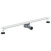 vidaXL 360&deg; sprchov&yacute; odtok so &scaron;t&iacute;hlym modelom Strieborn&aacute; 80 cm