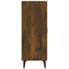 vidaXL Komoda dymový dub 70x34x90 cm spracované drevo