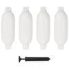 vidaXL | N&aacute;razn&iacute;ky na loď | Biela 41 x 11,5 cm PVC