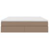 vidaXL Postel s &uacute;ložn&yacute;m prostorem a matrac&iacute; Kapuč&iacute;nov&aacute; 160 x 200 cm