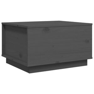 vidaXL Konferenčn&yacute; stol&iacute;k siv&yacute; 60x50x35 cm borovicov&yacute; mas&iacute;v
