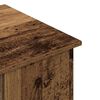 vidaXL Stôl Old Wood 100x55x75 cm Engineered Wood