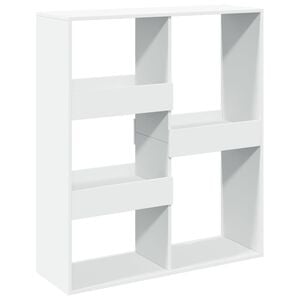 vidaXL Deliaca stena biela 100x33x115 cm kompozitn&eacute; drevo