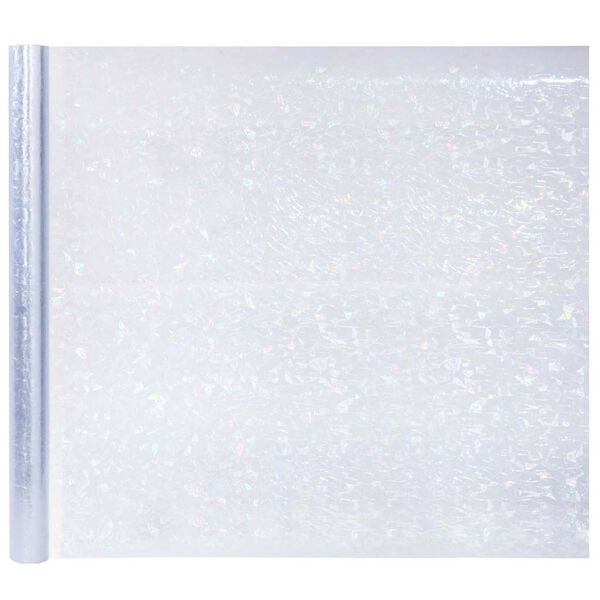 vidaXL Okenné fólie 3 ks, matné, 3D dúhový vzor, PVC