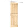 vidaXL Posuvn&eacute; dvere Pr&iacute;rodn&aacute; a biela 70 x 210 cm