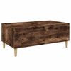 vidaXL Konferenčn&yacute; stol&iacute;k dymov&yacute; dub 90x50x36,5 cm spracovan&eacute; drevo