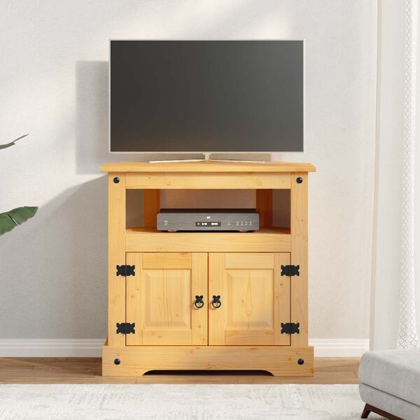 vidaXL Konzolový stolík Mexická borovica Corona Range 80x43x78 cm