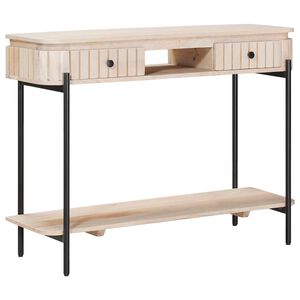 vidaXL Ručne roben&yacute; konferenčn&yacute; stol&iacute;k Biela 100 x 30 x 76 cm