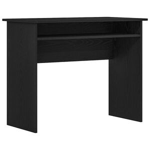 vidaXL P&iacute;sac&iacute; st&ocirc;l čierny dub 90x50x74 cm, imit&aacute;cia dreva