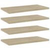 vidaXL Pr&iacute;davn&eacute; police 4 ks, dub sonoma 40x20x1,5 cm, kompozitn&eacute; drevo