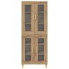 vidaXL Highboard Remeseln&yacute; dub 69,5 x 34 x 180 cm Kompozitn&eacute; drevo