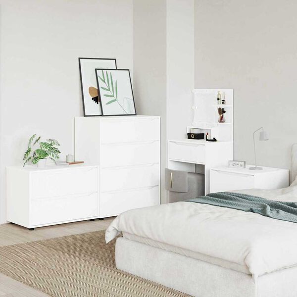 vidaXL &Uacute;ložn&aacute; skrinka Biela 80 x 48 x 57 cm Kompozitn&eacute; drevo