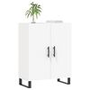 vidaXL Komoda biela 69,5x34x90 cm kompozitn&eacute; drevo