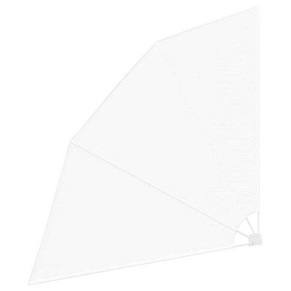 vidaXL Z&aacute;clona na balk&oacute;nov&eacute; s&uacute;kromie Biela 210 x 210 cm Polyester