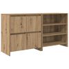 vidaXL Serv&iacute;rovacia skriňa 2 ks Remeseln&yacute; dub 70 x 41 x 75 cm