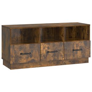 vidaXL TV skrinka Dymov&yacute; dub 102 x 34,5 x 47 cm Kompozitn&eacute; drevo