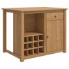 vidaXL Kuchynsk&yacute; ostrovn&yacute; set 2 ks PANAMA Medov&yacute; vosk 112 x 77 x 90 cm
