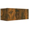 vidaXL TV skrinka dymov&yacute; dub 80x30x30 cm spracovan&eacute; drevo