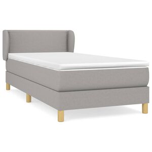 vidaXL Posteľn&yacute; r&aacute;m boxsping s matracom bledosiv&yacute; 80x200 cm l&aacute;tka